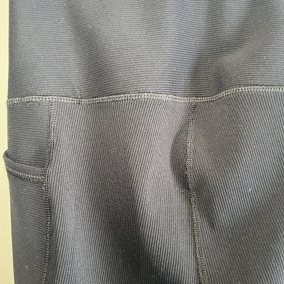 RBX Juniors Black Active Leggings Girls Size Medium Yoga Workout Pockets - Picture 6 of 11